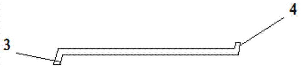 Clamping slot connecting tile