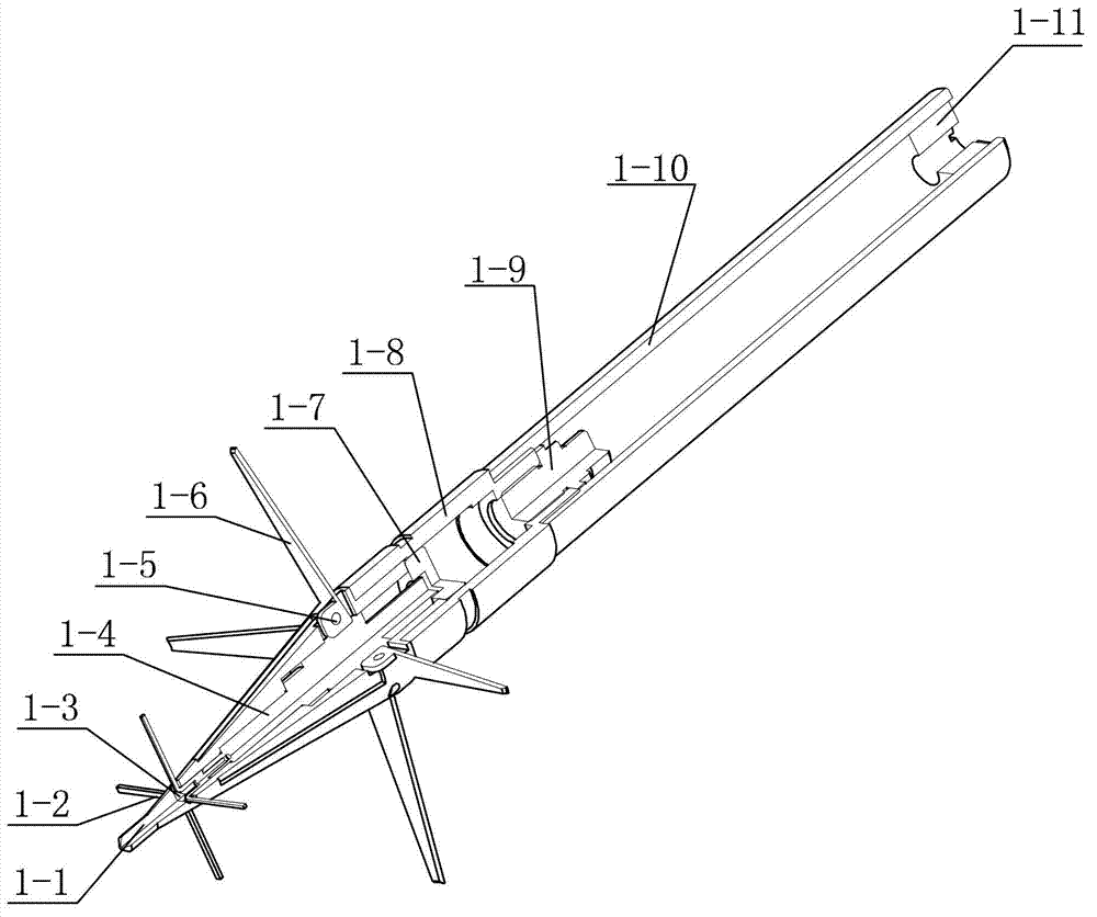 Active anchoring mechanism with two-time drive function