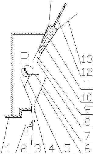 Air 3D printing material extruding and holding apparatus