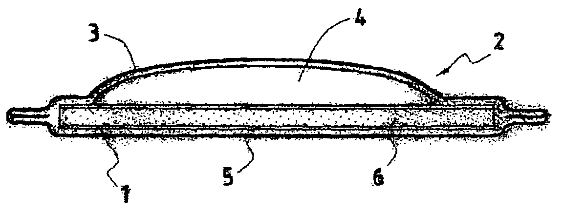 Compress with cooling effect in sterile pack