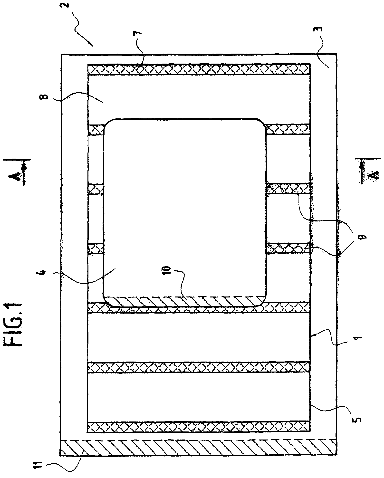 Compress with cooling effect in sterile pack