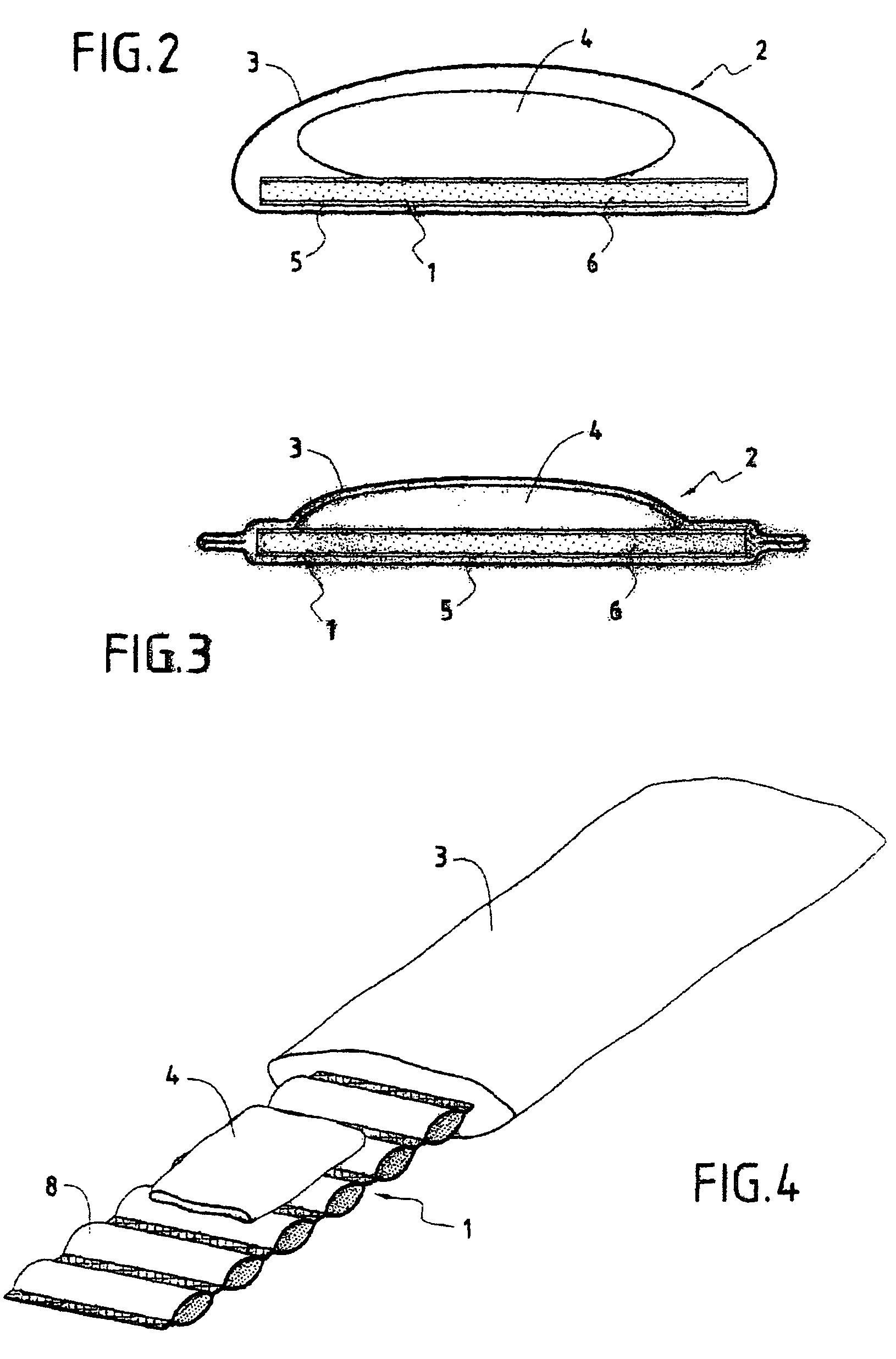 Compress with cooling effect in sterile pack