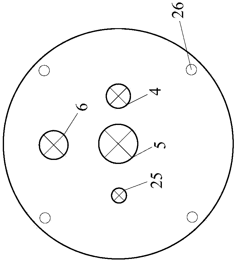 Indoor testing apparatus and indoor testing method for simulating pile side post-grouting