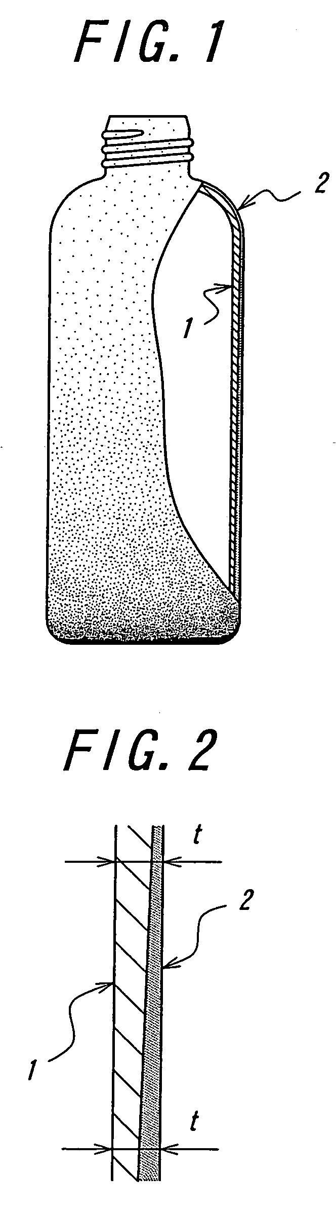 Laminated formed body and method of manufacturing the formed body