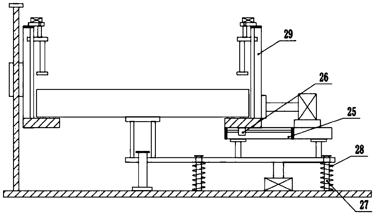 Height-adjustable casting mold machining clamping mechanism