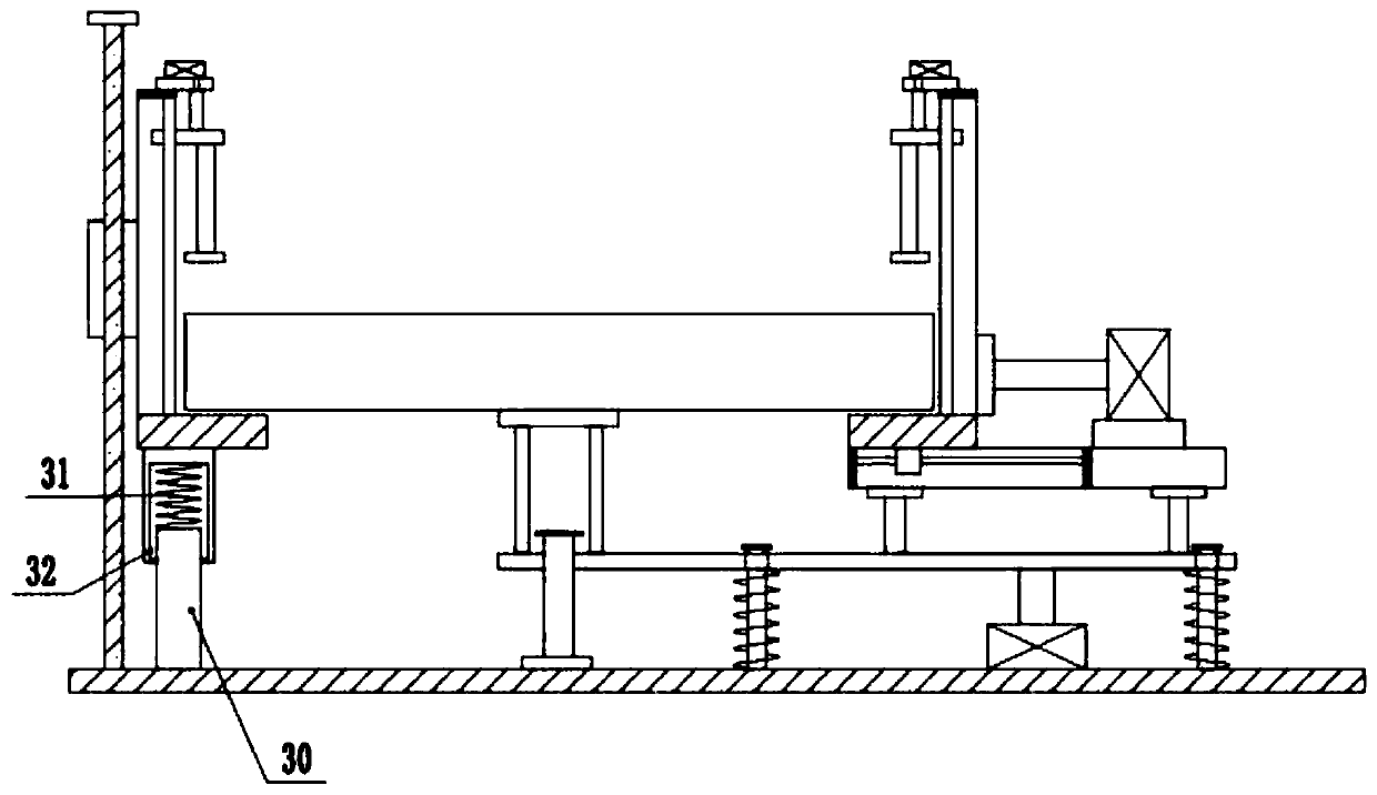 Height-adjustable casting mold machining clamping mechanism