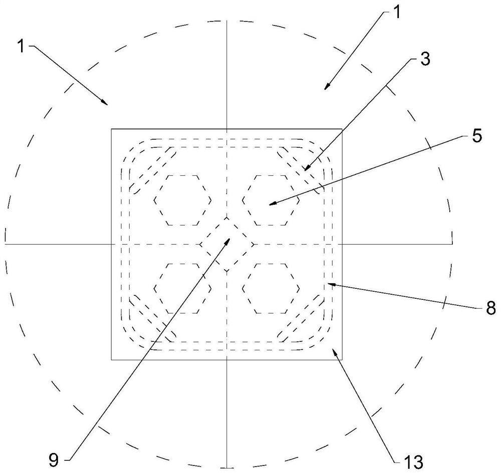 Prefabricated concrete pavement and construction method thereof