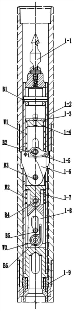 A wireline core drilling tool