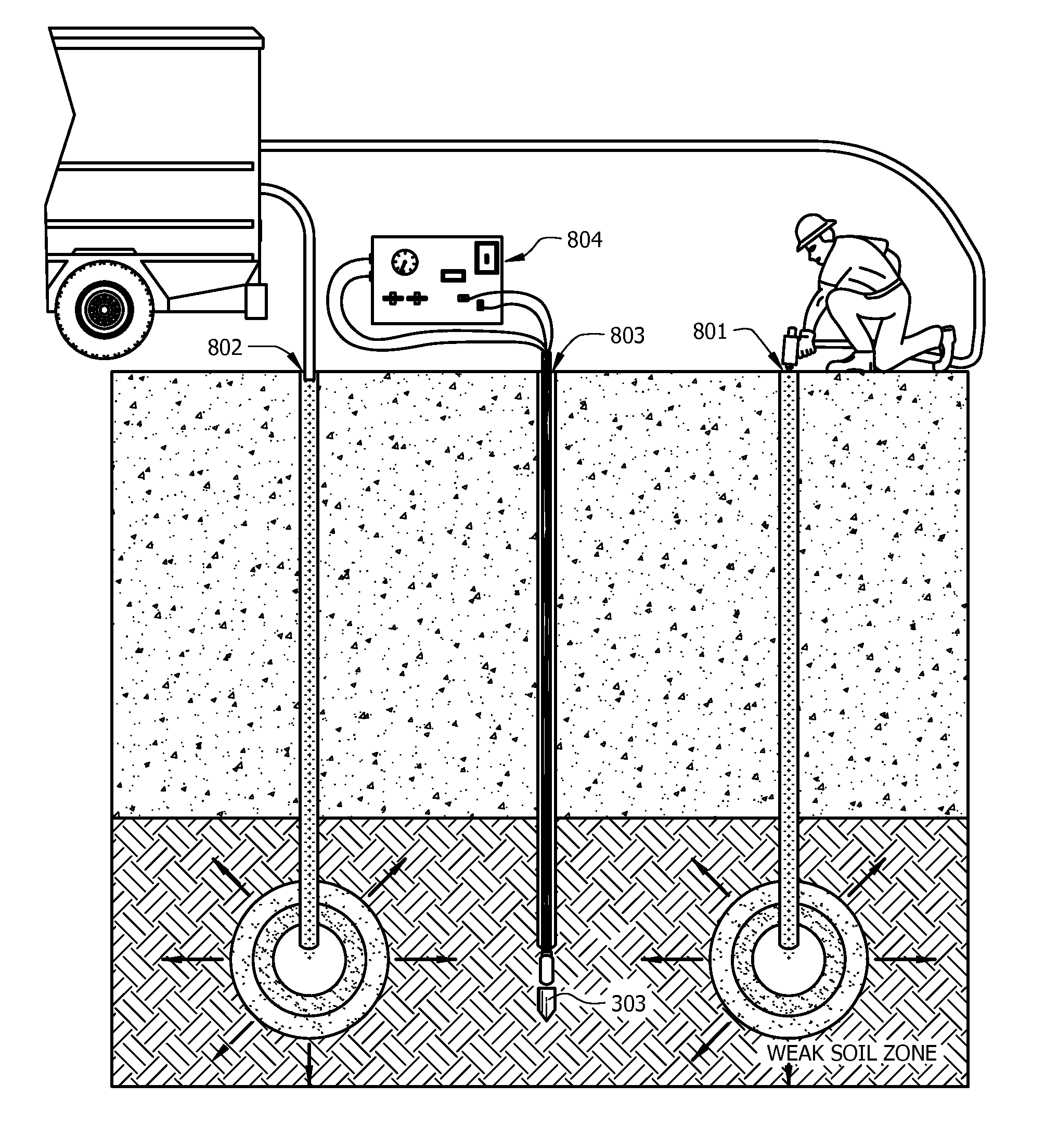 Method and device for measuring underground pressure