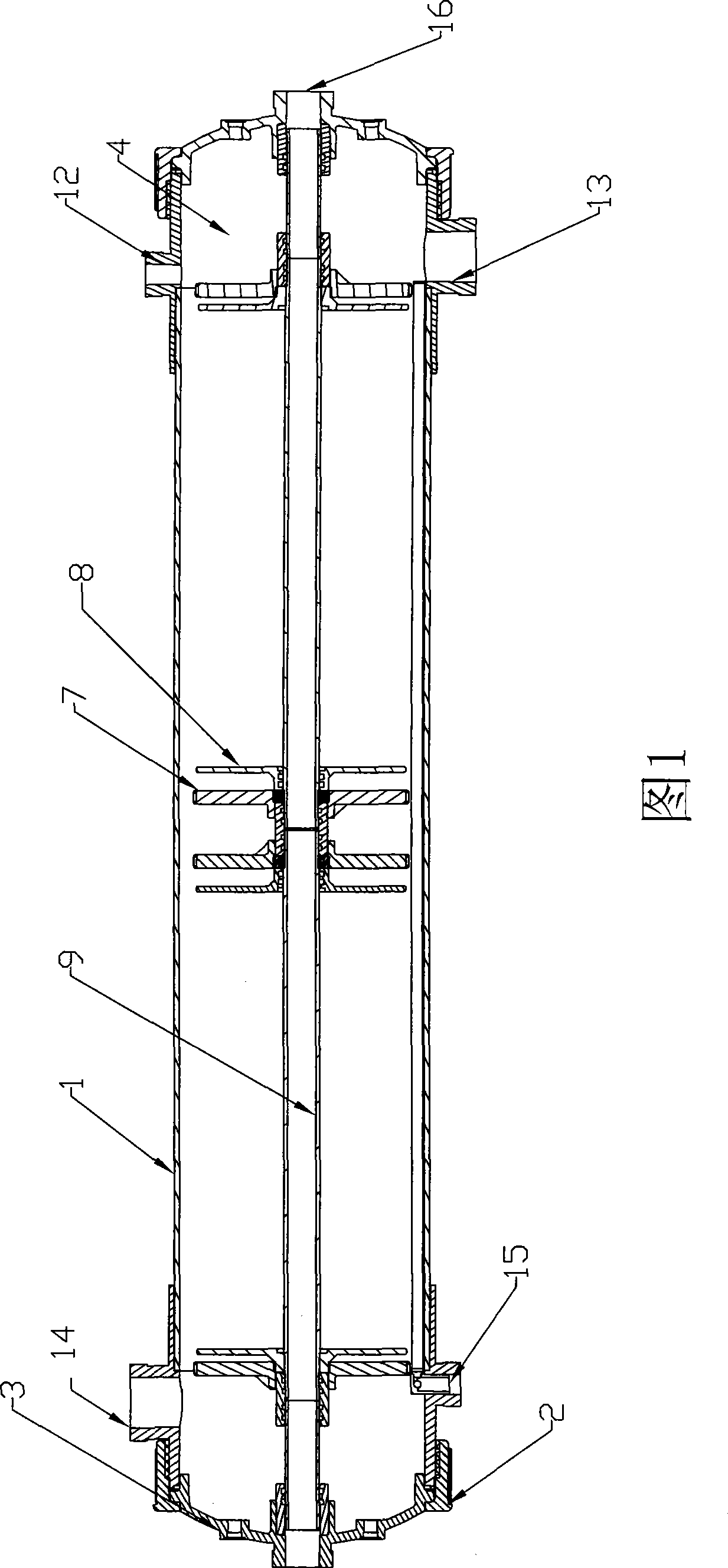 Circular plate type super-filter