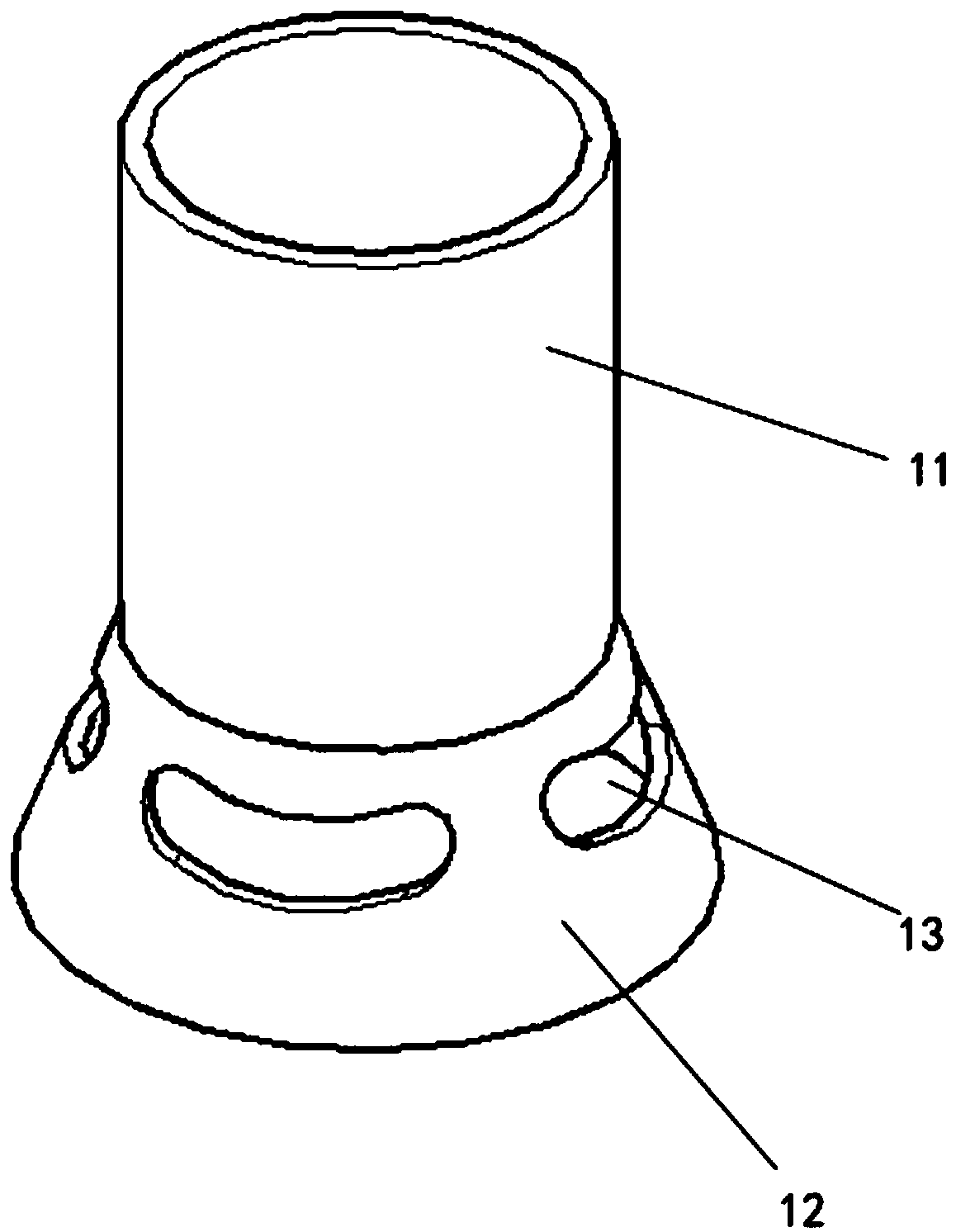 A PPH auxiliary instrument closely attached anal canal