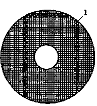 Soft grinding and polishing disk