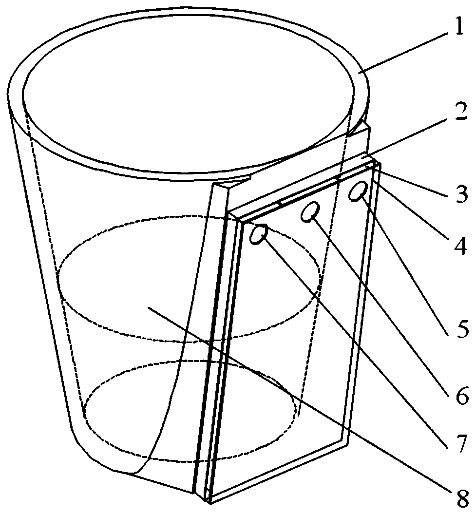 A nanoliter capacitive liquid level sensor and its preparation method