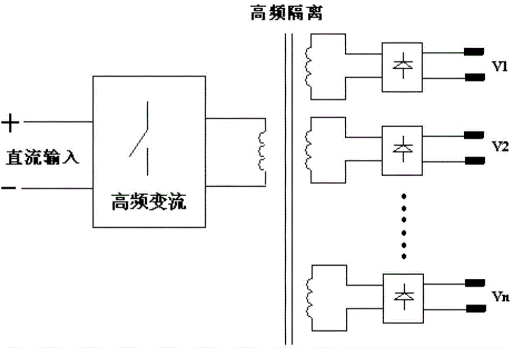 Modularized high-pressure power supply circuit