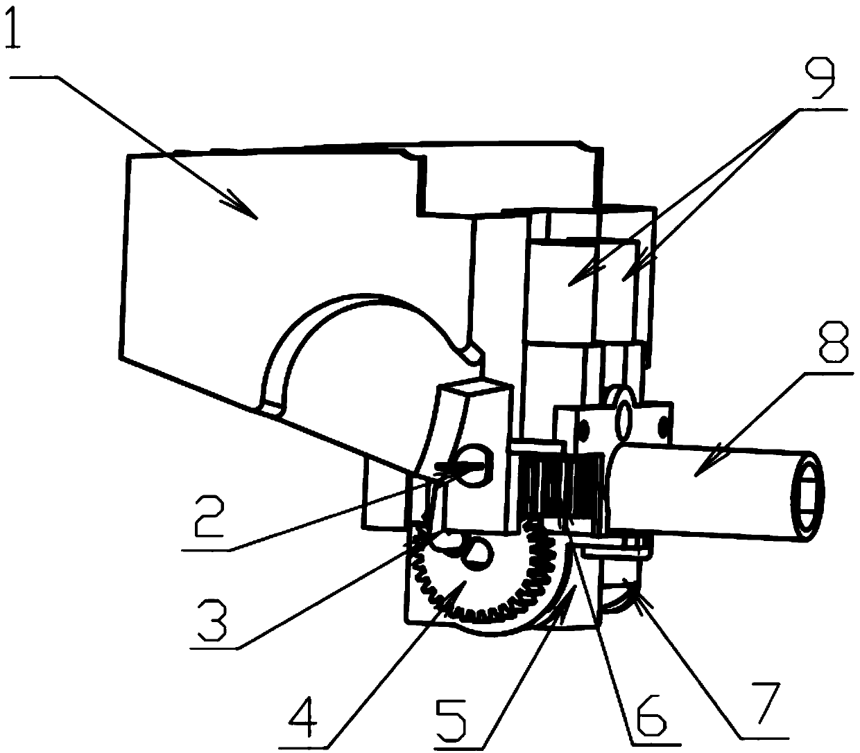 Automatic ball bullet feeding and shooting mechanism