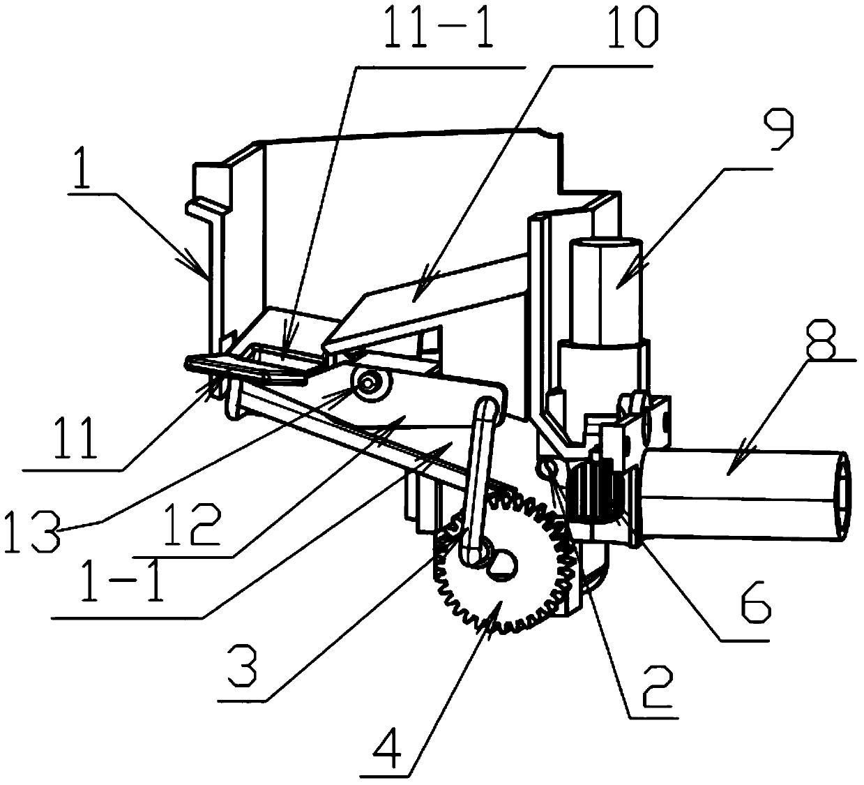 Automatic ball bullet feeding and shooting mechanism