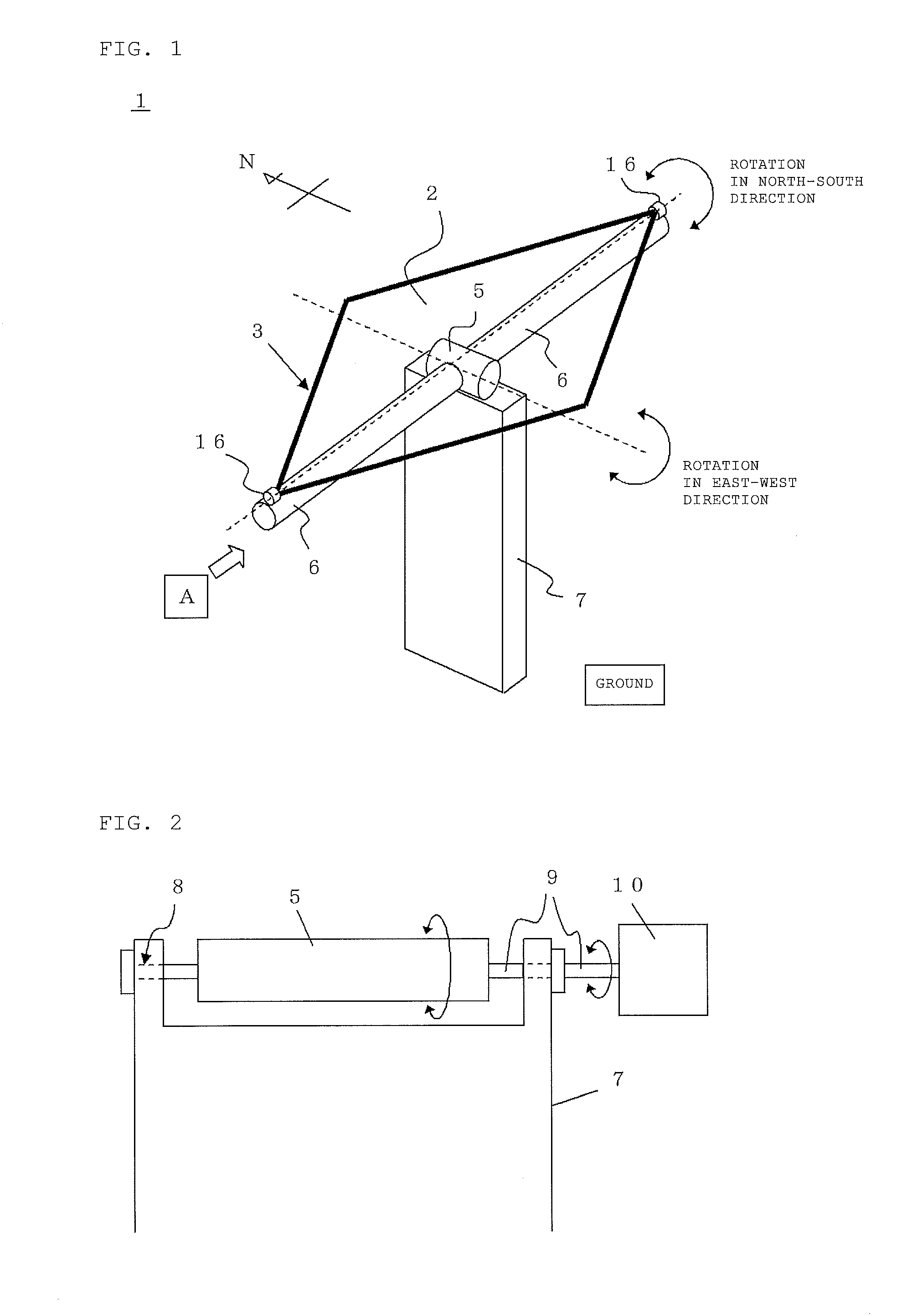 Heliostat apparatus and solar heat collecting apparatus and concentrating photovoltaic apparatus