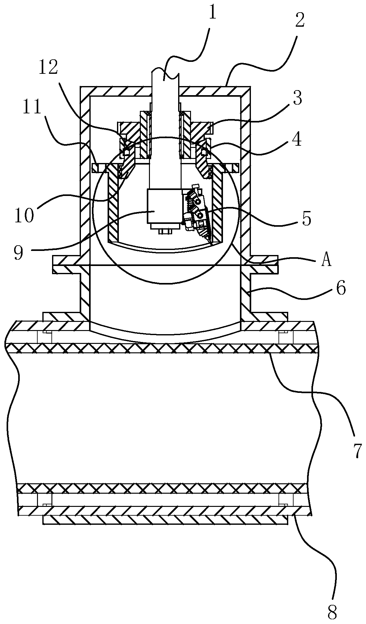 PE pipe fitting machining equipment