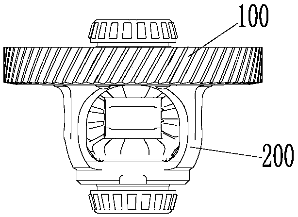 Workpiece tightening all-purpose rotation stop mechanism and main reduction gear rotation stop and tightening mechanism