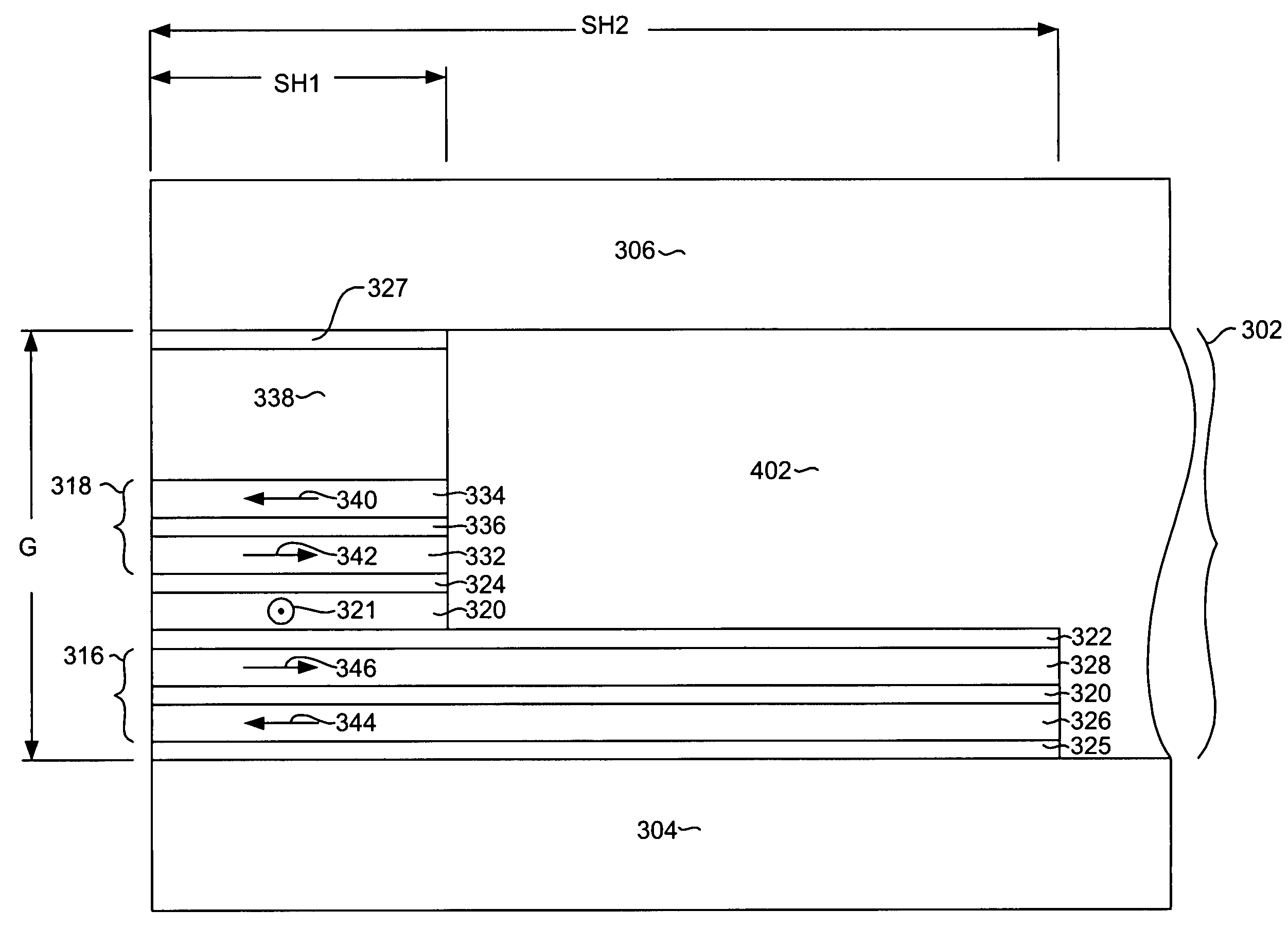 Current perpendicular to plane (CPP) magnetoresistive sensor having strong pinning and small gap thickness