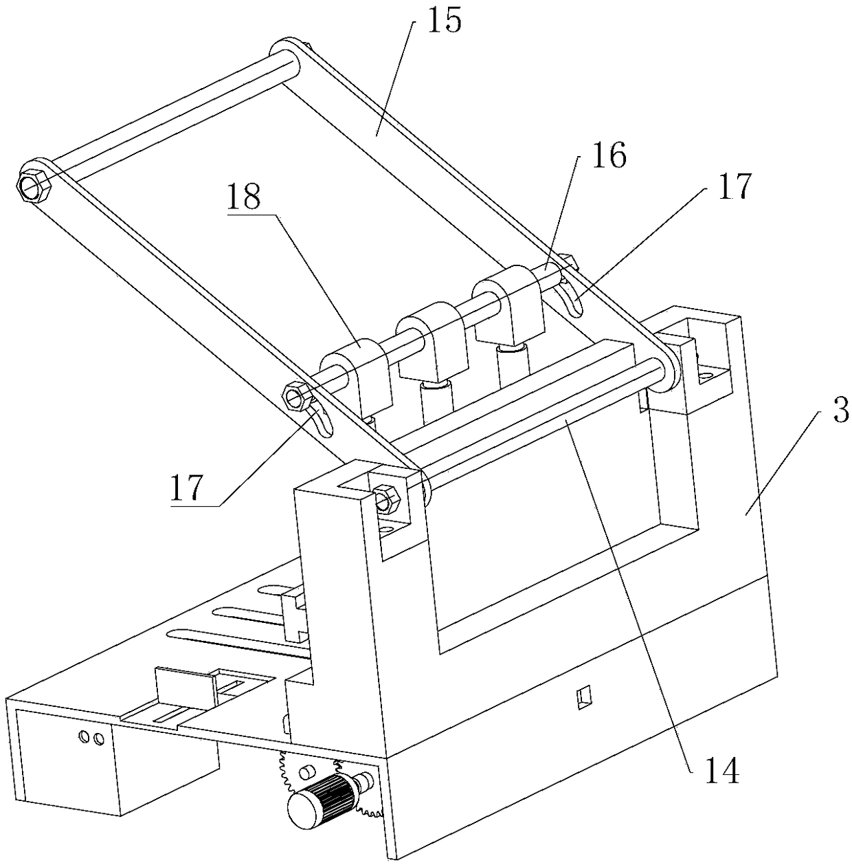 Automatic punching and threading binding machine