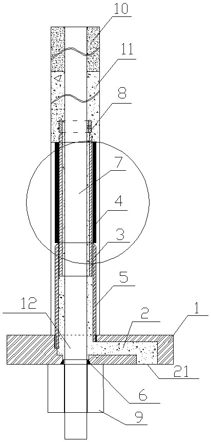 A groutable solid anchor rod