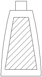 Printing method for special-face conical bottles on common screen printing machines