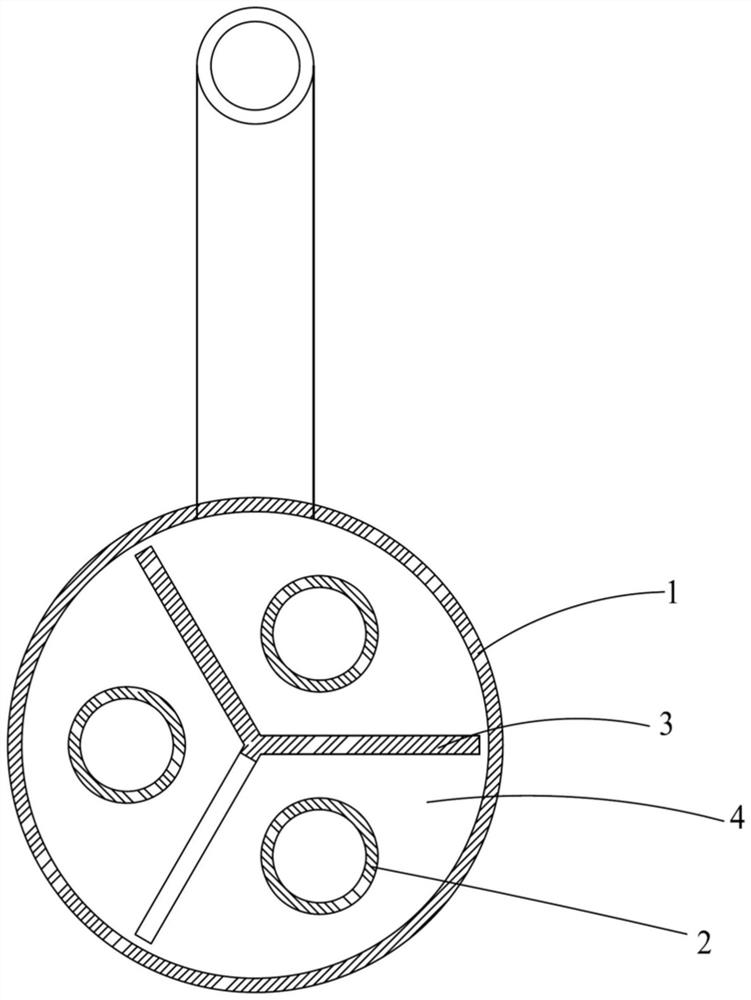 Online heating device