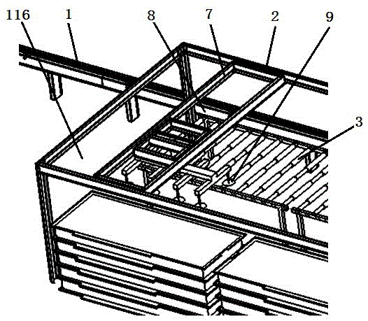 Wall assembling production line