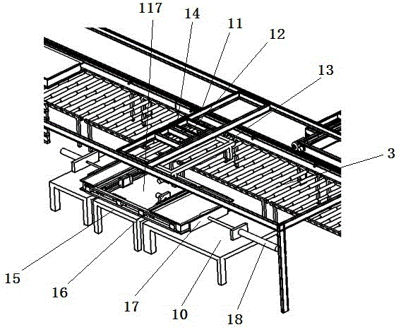 Wall assembling production line