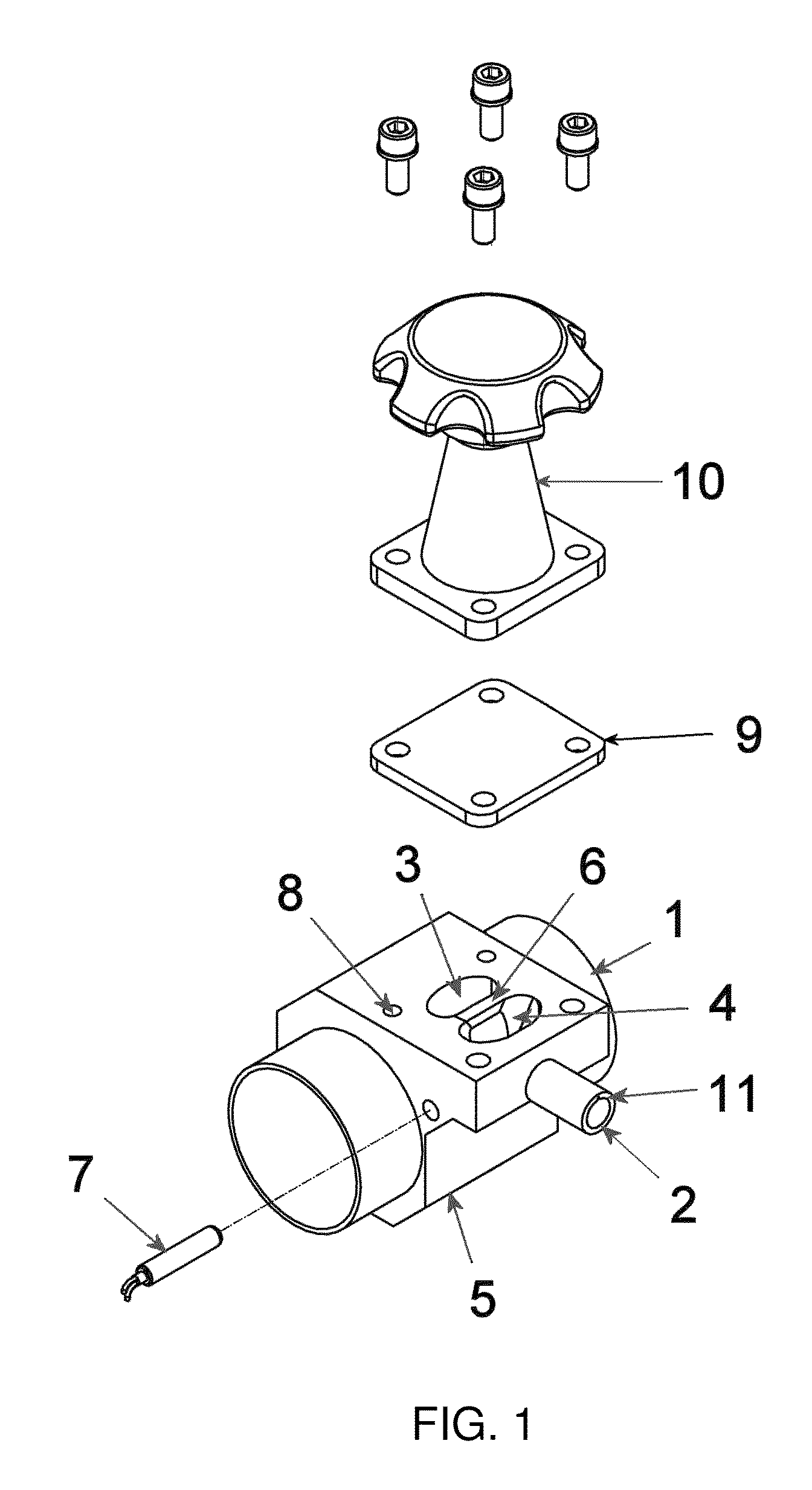 Clean line heated valve