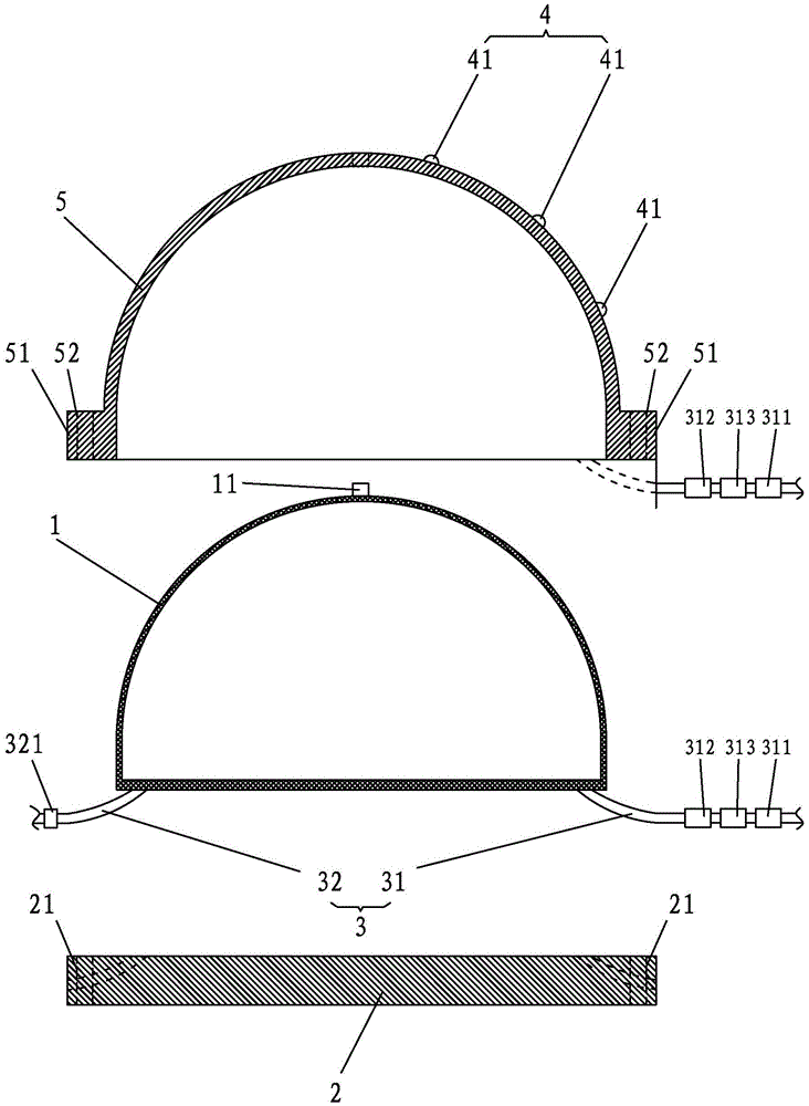 A New Ultimate Internal Pressure Test Method for Concrete Hemispherical Shells