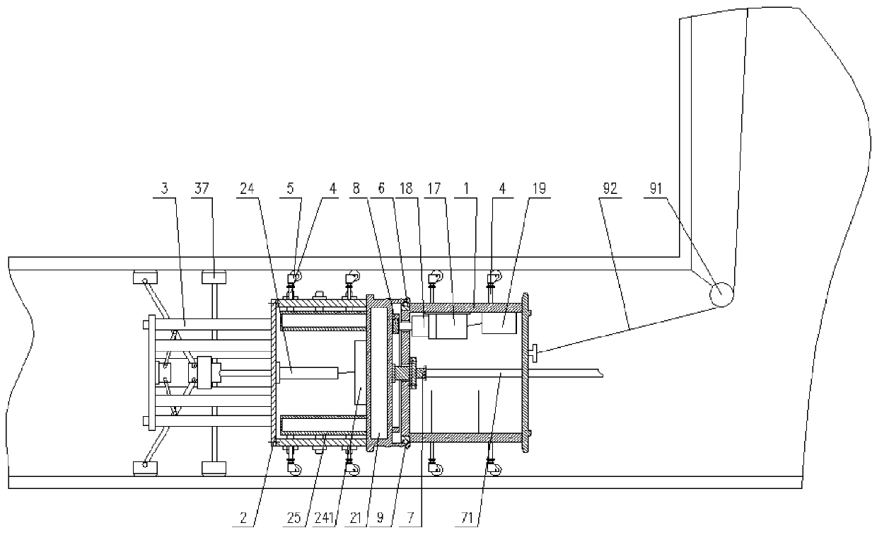 A water conservancy project pipeline dredging device and a special pipeline for dredging