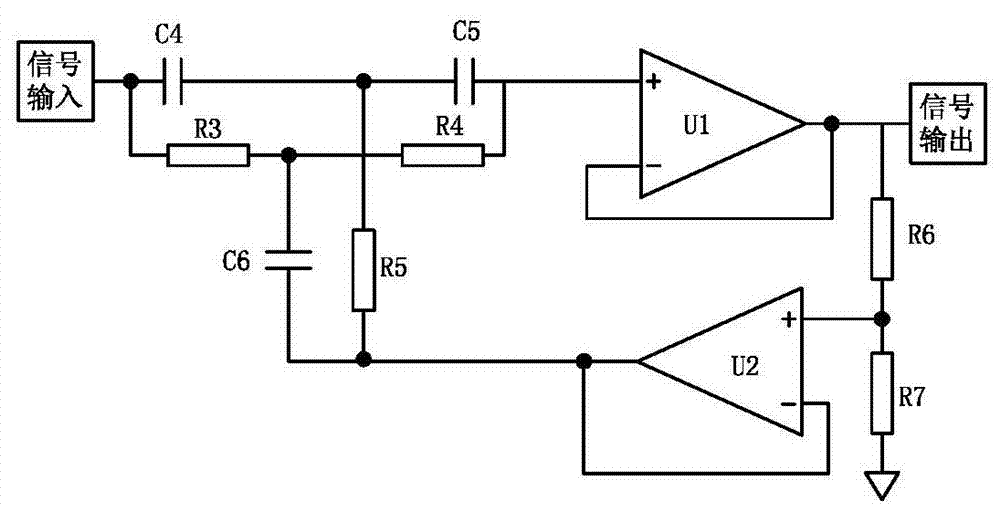 Signal acquisition processing circuit for digital brain electrical activity mapping instrument