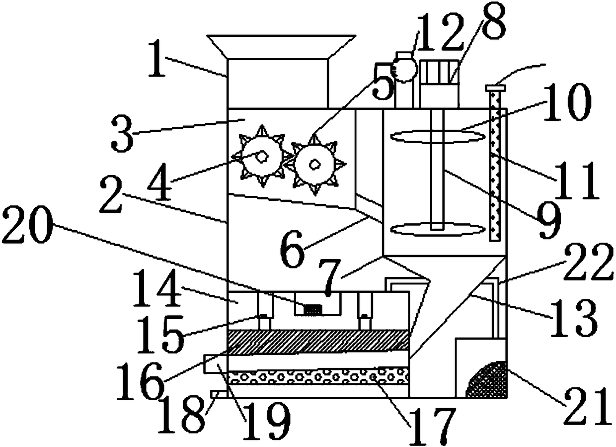 Environment-friendly silt treating and compacting device