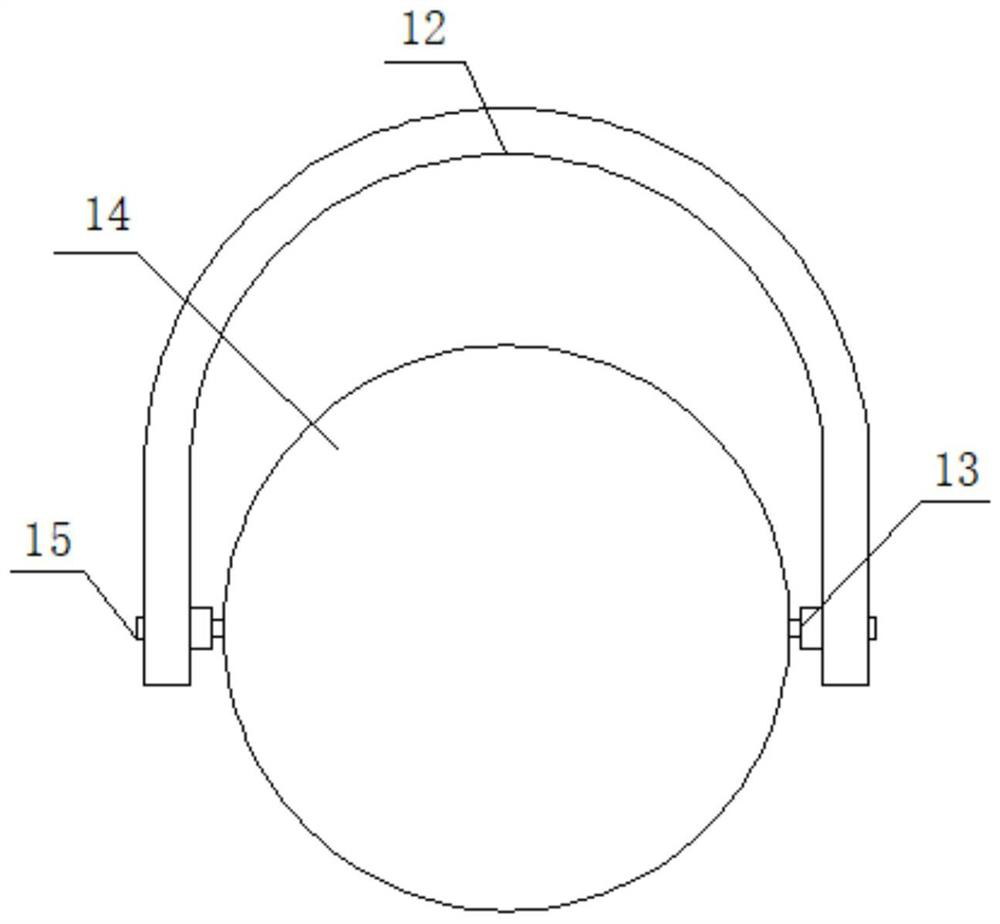 Grinding and separating device of plain end vibration polisher machine