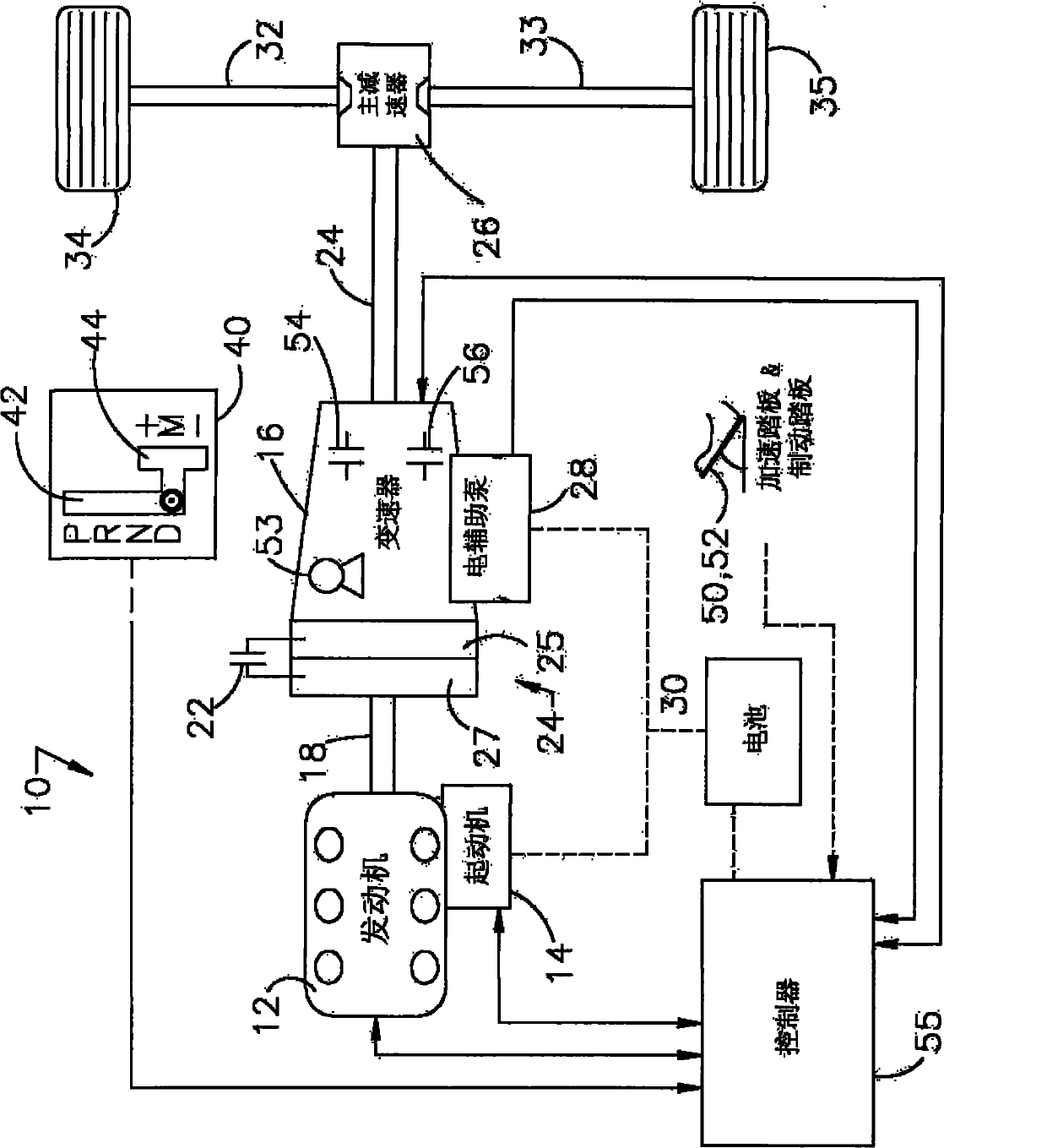 Method for restarting engine in hybrid electric powertrain