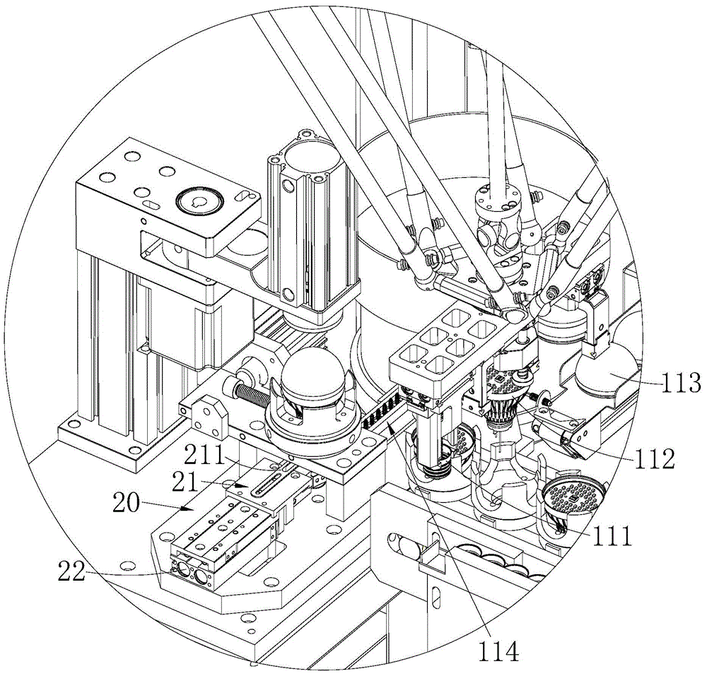 Automatic assembling machine for LED bulb lamp