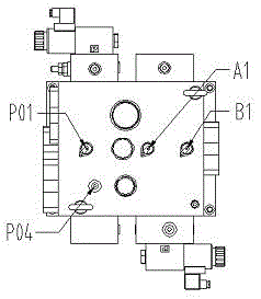 Hydraulic hammer pile machine high frequency hammer pile hydraulic system and its hammering cartridge valve