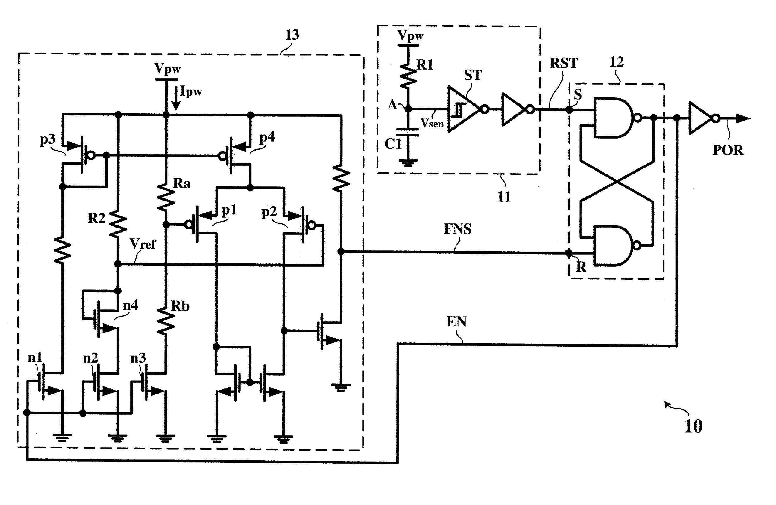 Power-on reset circuit