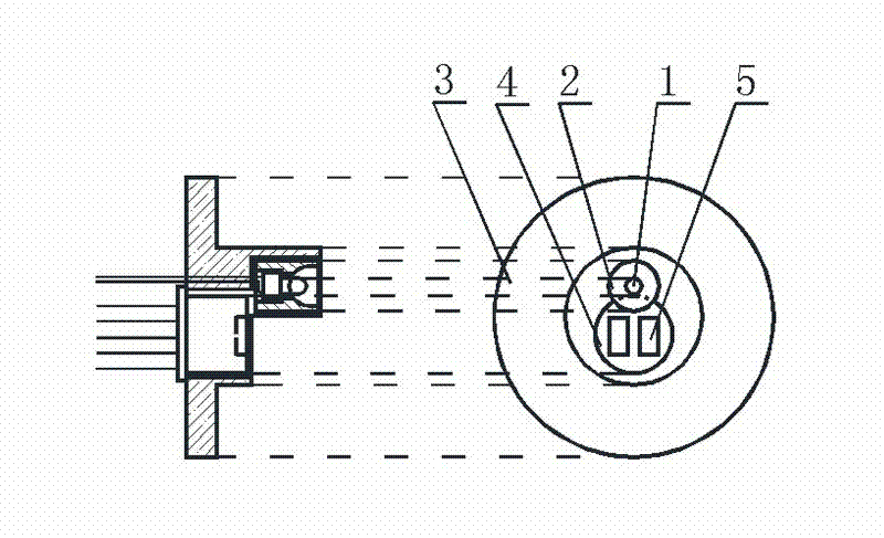 Long-optical-path and light-intensity-adjustable infrared methane gas sensor