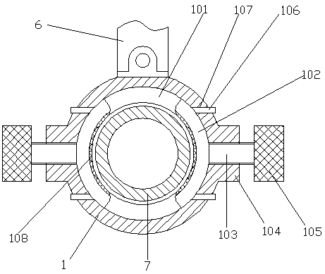 A wire locking and positioning component structure