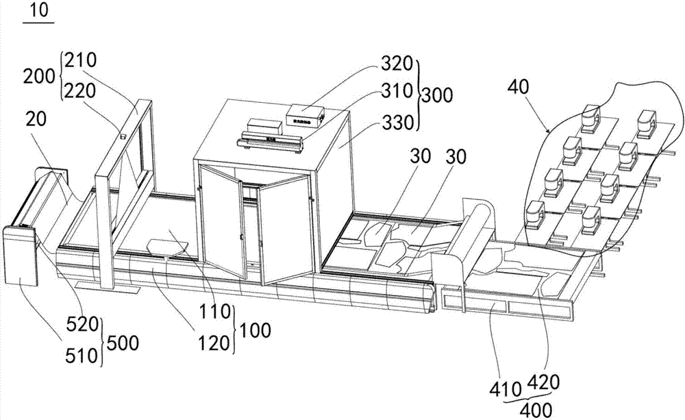 Automatic cutting machine of latticed cut-offs