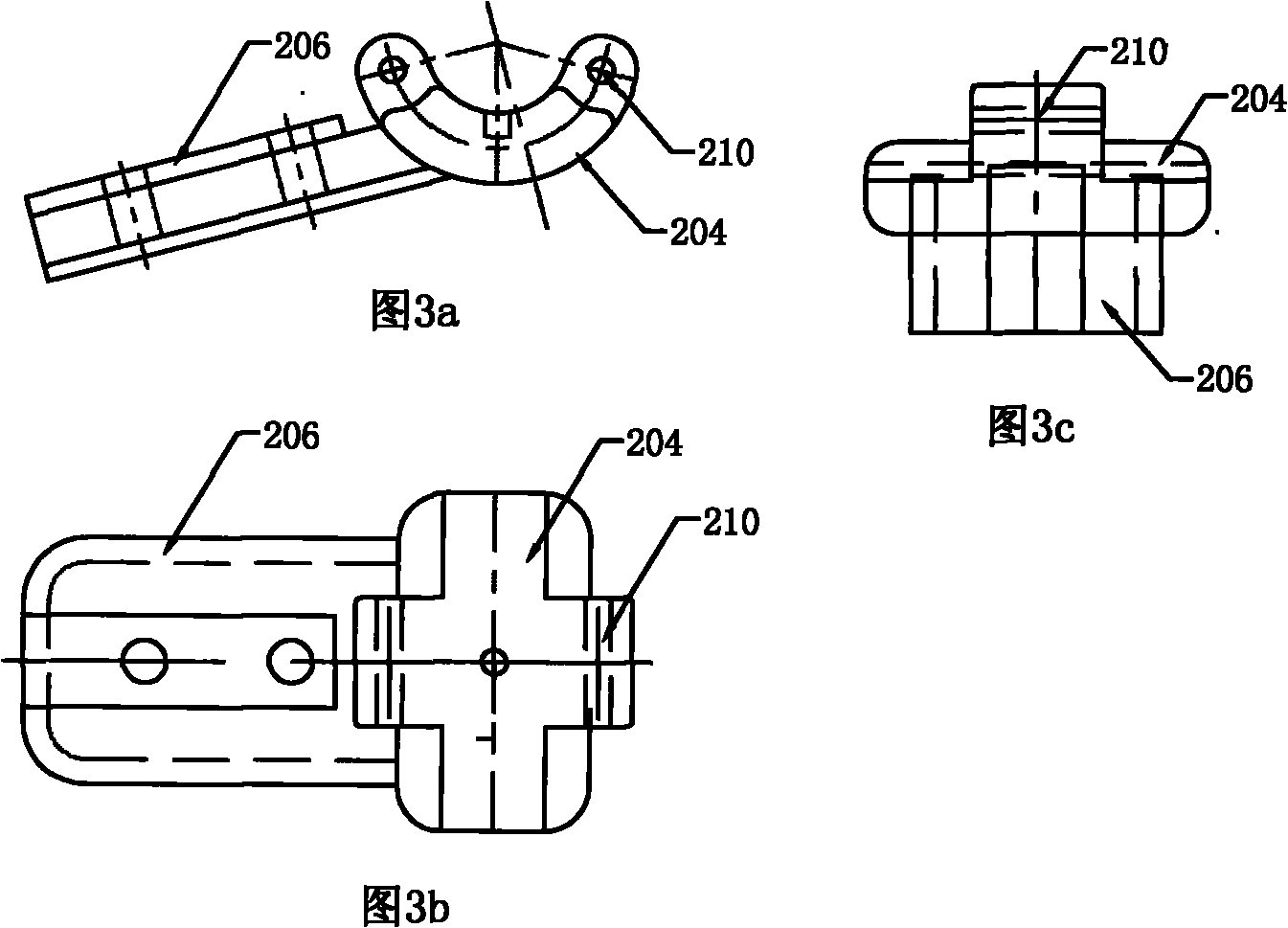 Anti-oscillation interphase hardware tool for double bundle conductor