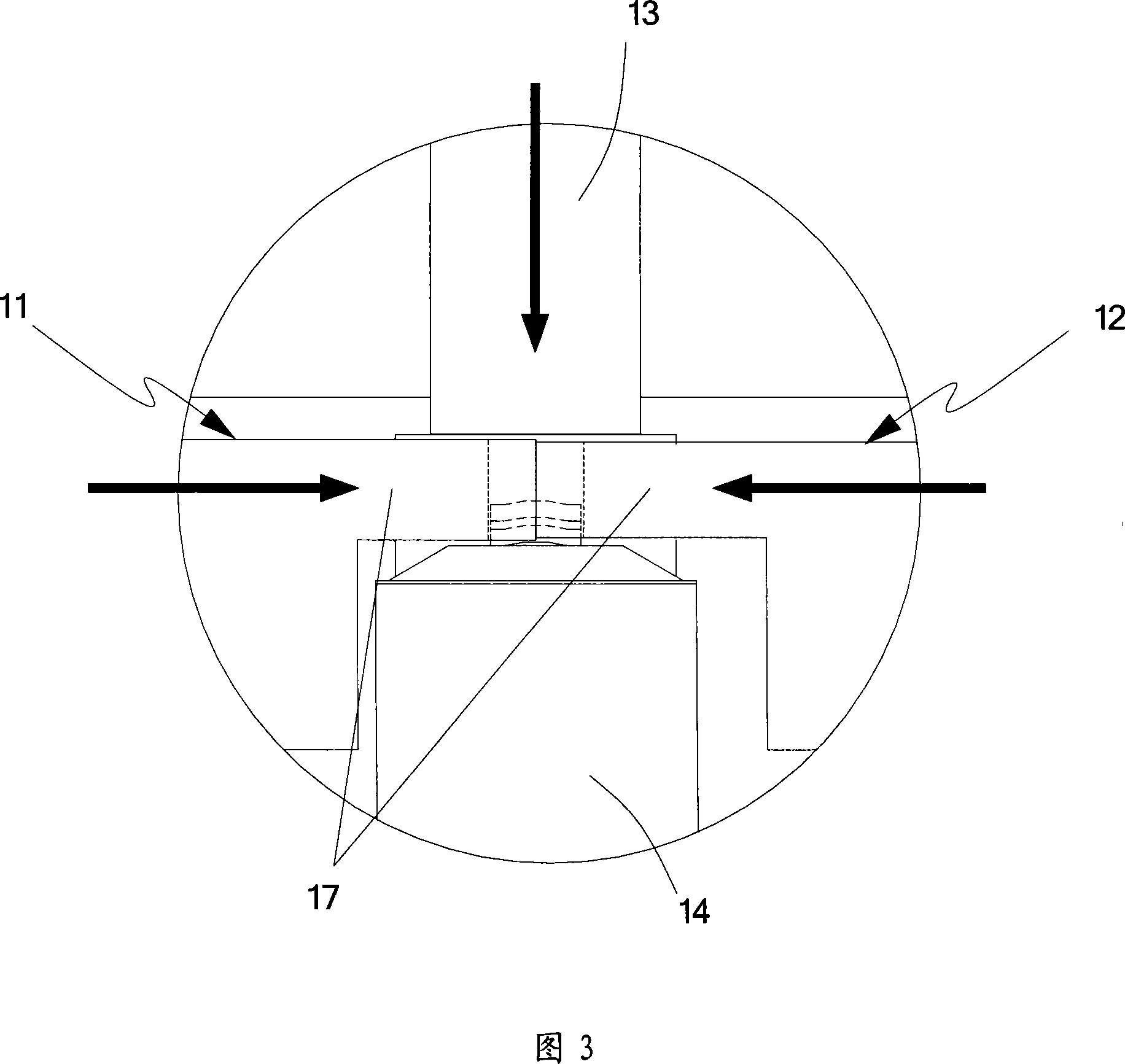 Lens module production device and method of manufacture thereof