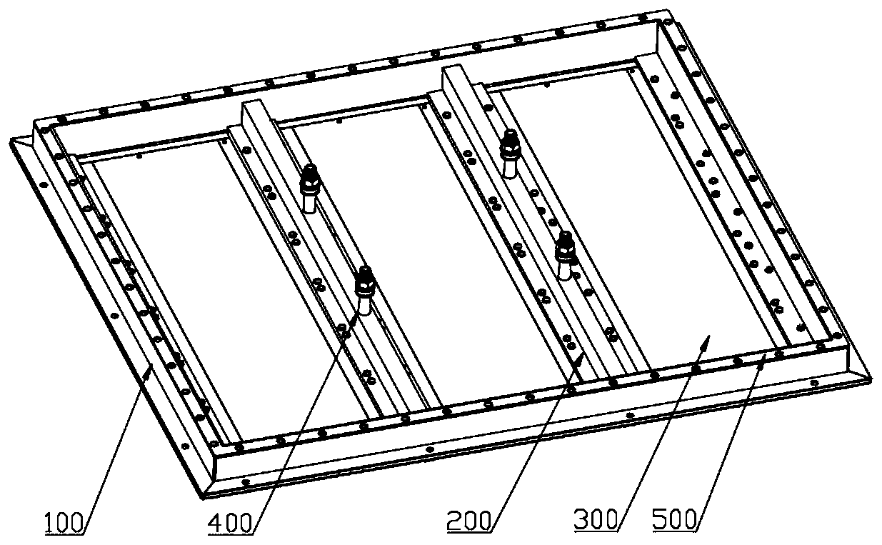 Lower shell of aluminum alloy battery pack