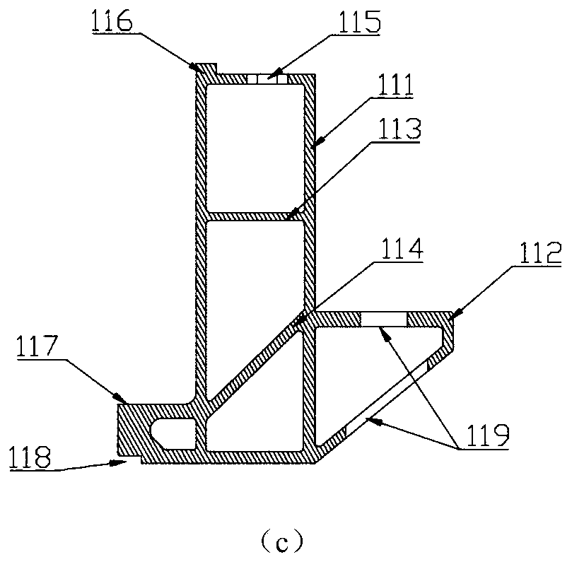 Lower shell of aluminum alloy battery pack