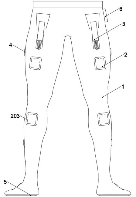 Cerebral stroke lower limb gait adaptability training device based on remote rehabilitation APP