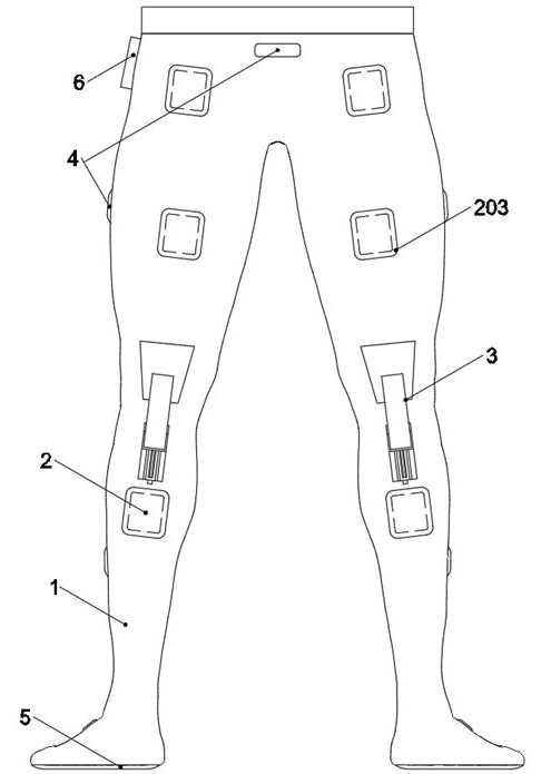 Cerebral stroke lower limb gait adaptability training device based on remote rehabilitation APP