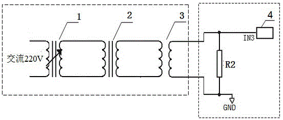 Power distribution network low-voltage large-current magnetic field simulation display device